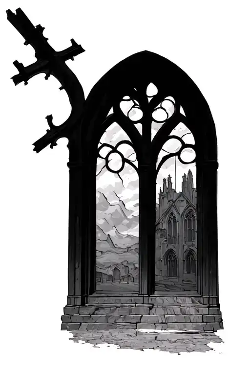 Narrow Cathedral Window