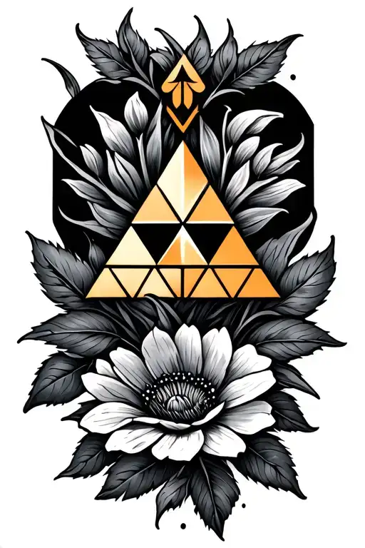 Triforce Floral Simple