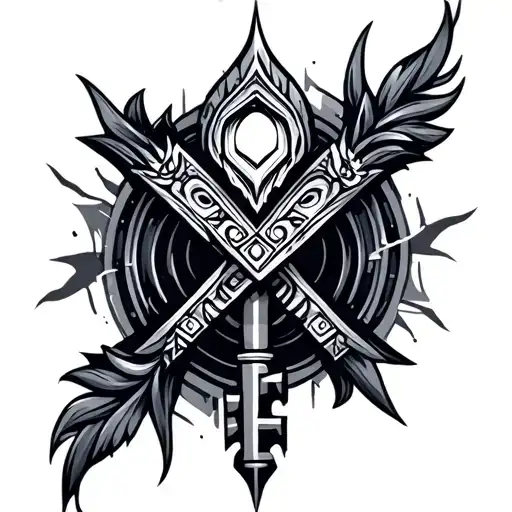 Cyber Tribal Key Design