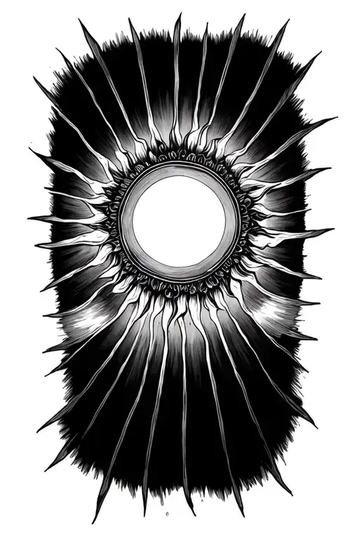 Sun Rays In A Circle