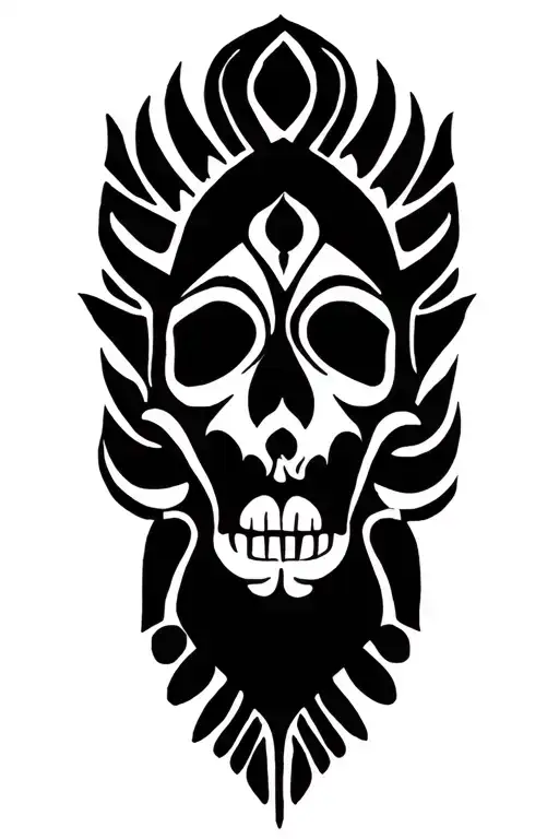 Mexican Tribal Tattoo Design