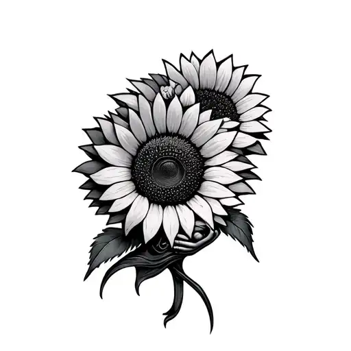 Alien Holding Sunflower