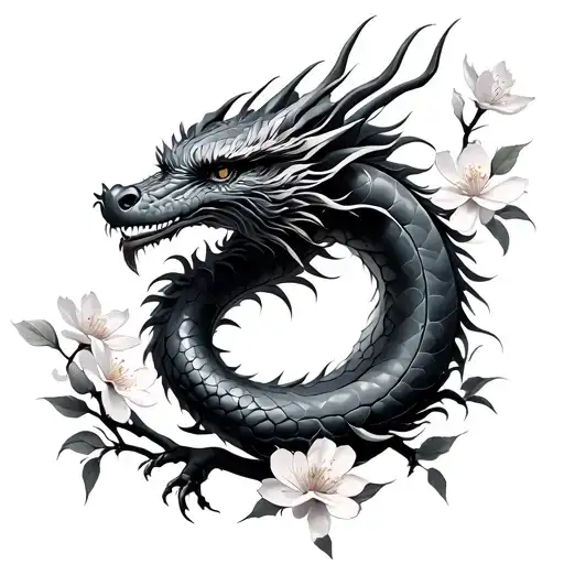 Cherry Blossom In Dragon