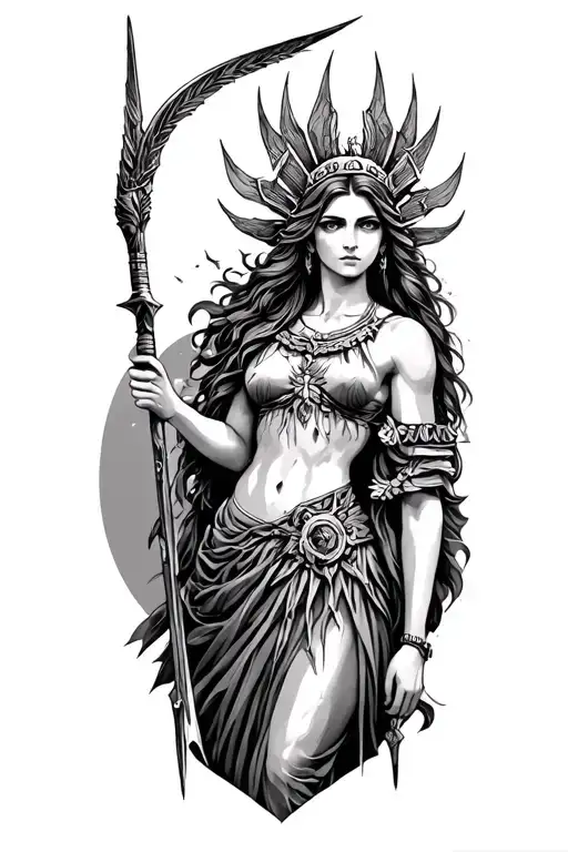 Goddess Artemis God Hunting