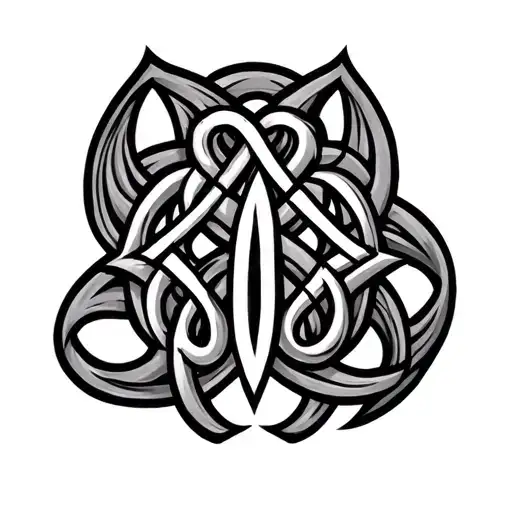 Celtic Rune And Norse Rune