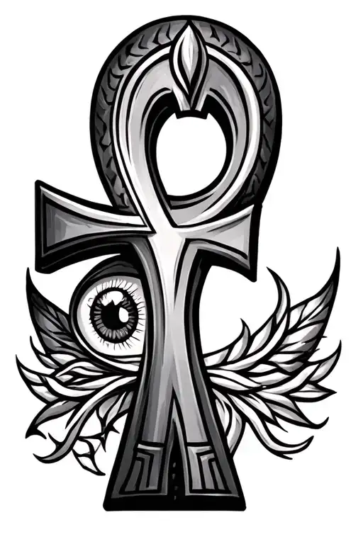 Ankh Symbol With Eye