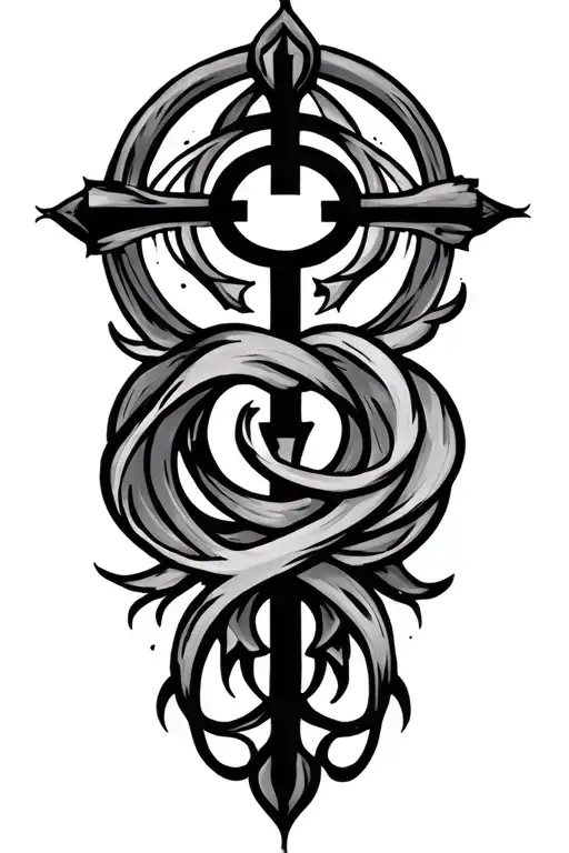 Family Religious Symbol Intertwined
