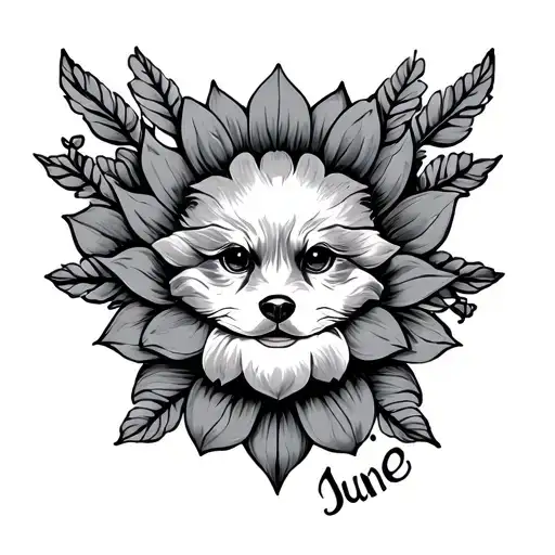 June Tattoo Design