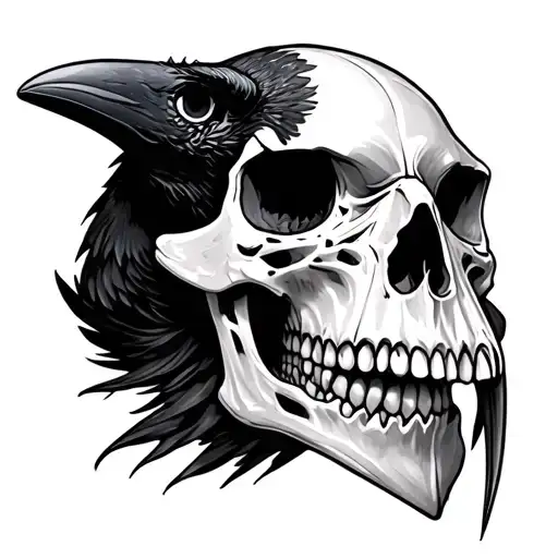 Raven Skull