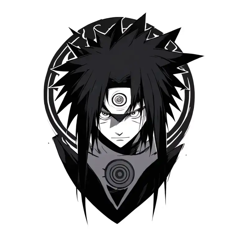Madara Uchiha Com O Rinnegan