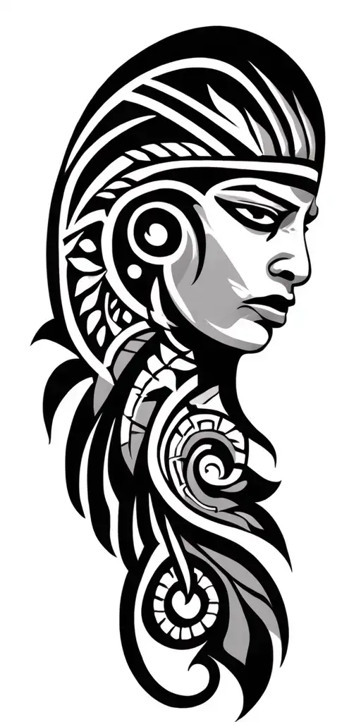 Taino Tribal Sleeve
