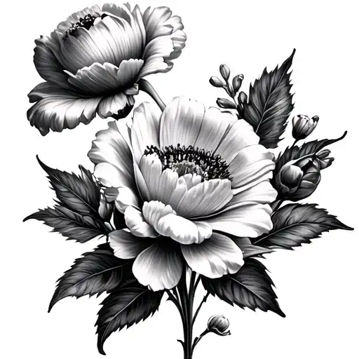 2 February Birth Flowers With 1 June Birth Flower