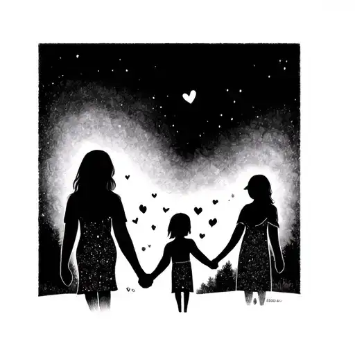 Family Holding Hands