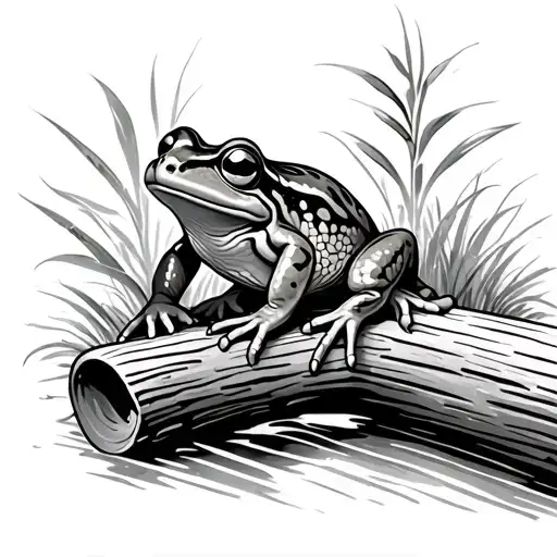 Frog On A Log