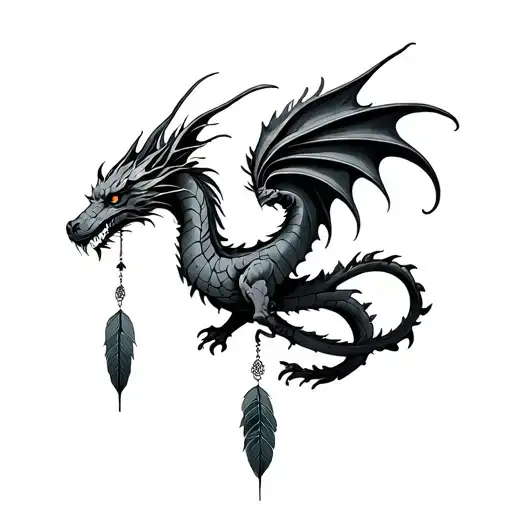 Bakawall Dragon Dream Catcher