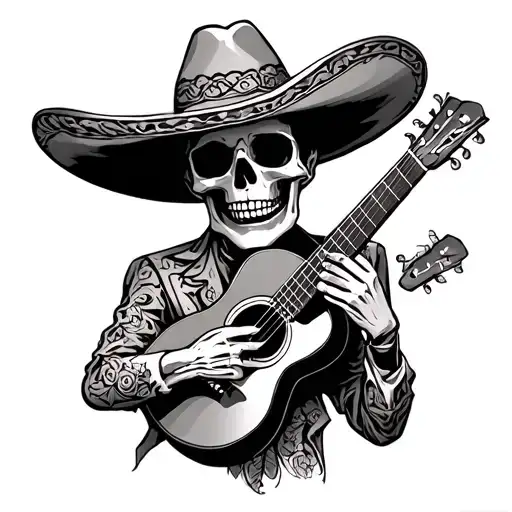 Skeleton Mariachi