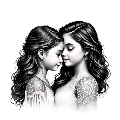 Mother Son And Daughter