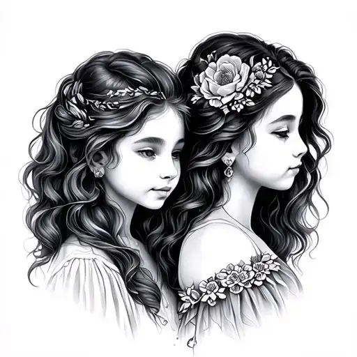 Mother Son And Daughter