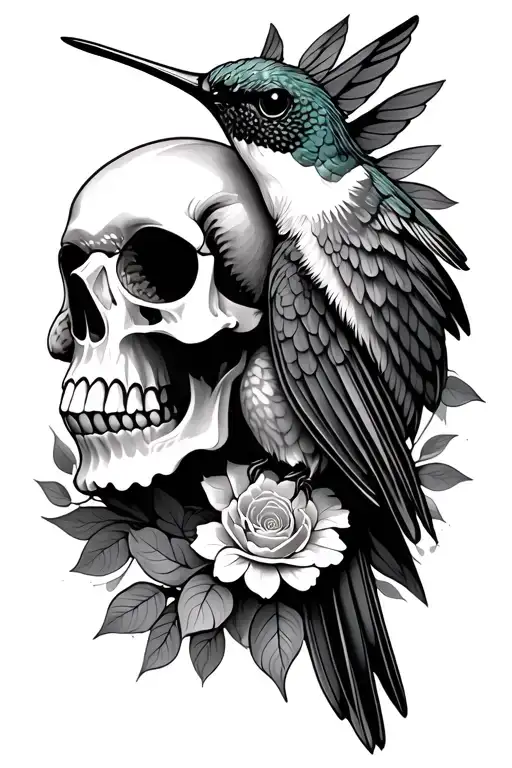 Hummingbird And Calaveras