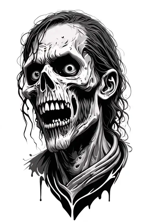 The Walking Dead Tattoo Design