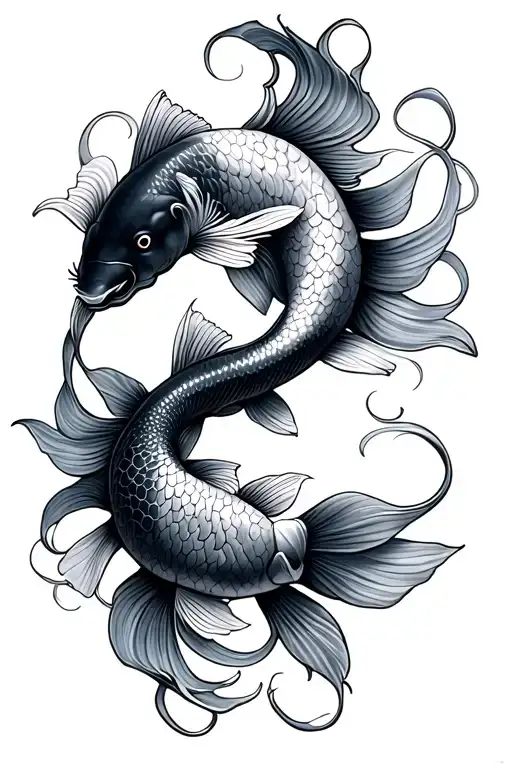 Two Koi Fish