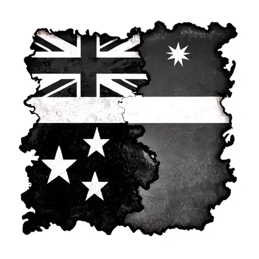 Burmese Flag Intertwined With New Zealand Flag Morphing Into Australian Flag With 1988