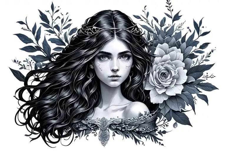 Virgo Synbol With Arianna