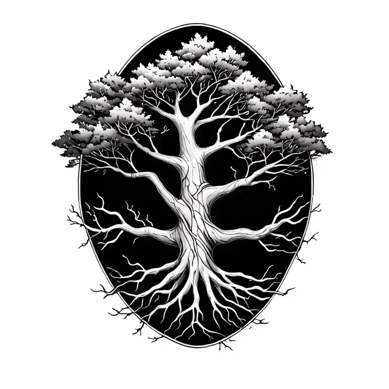 Tree Of Life With Roots