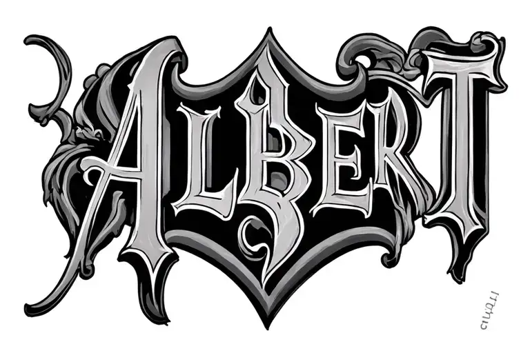 The Word Albert In Old English Just The Outline