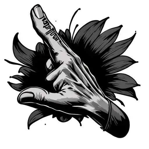 Name Fatima On My Men's Hand