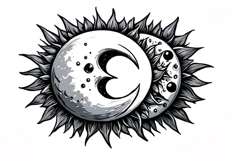 Sun And Moon Greek Theme Bicept One