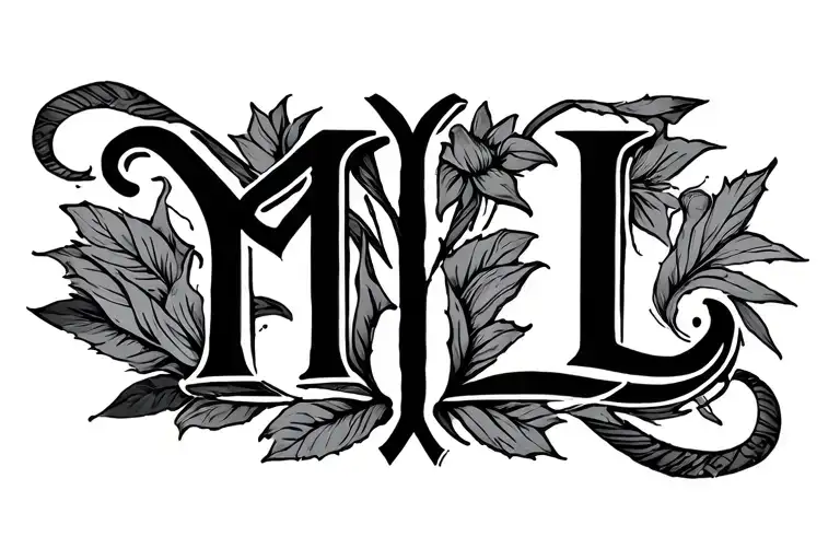 Initials M And L