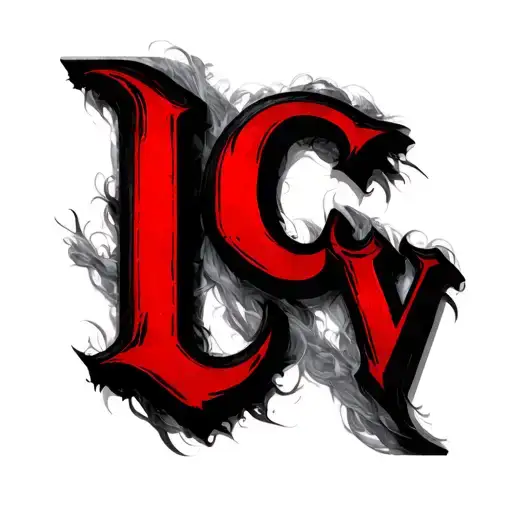 Ccclxv Letters Fading Into Red