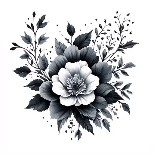 Dark Ornement Floral