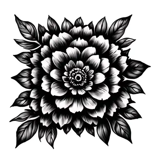 Dark Ornement Floral Patterns Representing