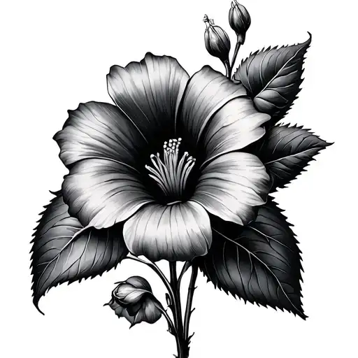 Morning Glory And Aster