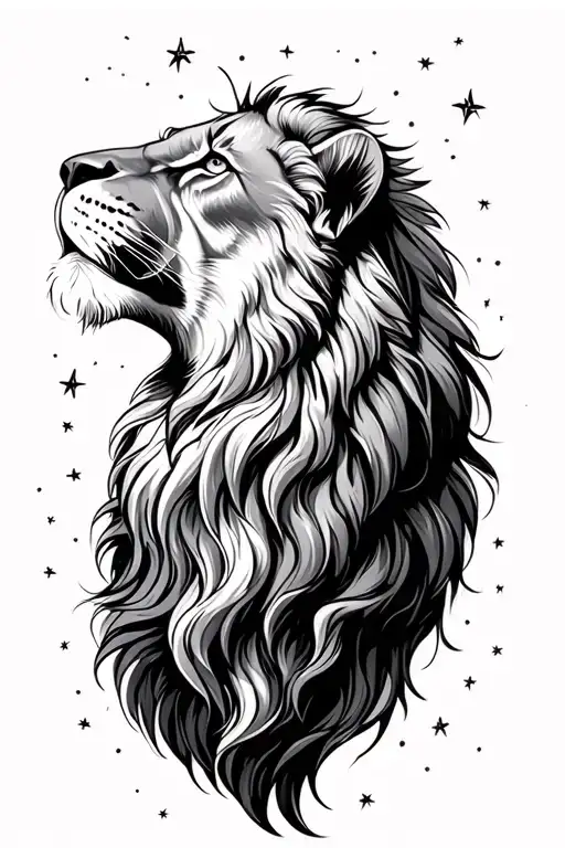 Lionesshead Looking Towards The Sky Full Of Stars