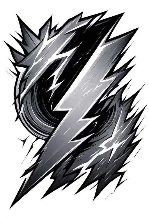 10 Lighting Bolts Striking