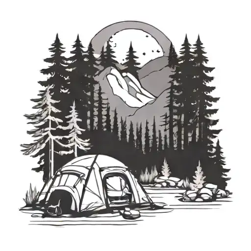 Camping In Nature