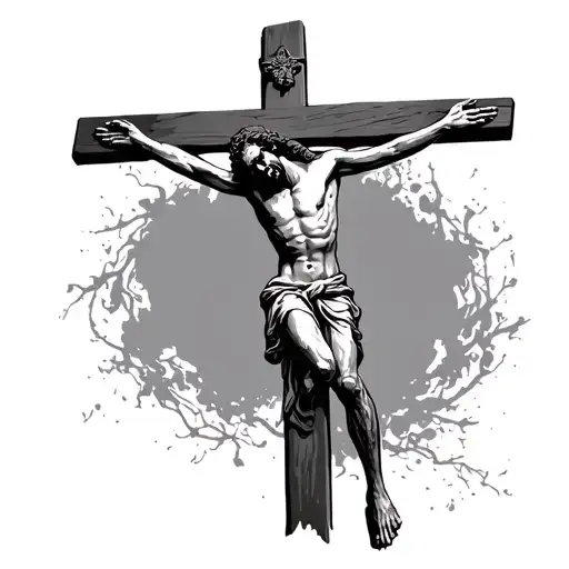 Zombie Jesus Christ Crucifixion