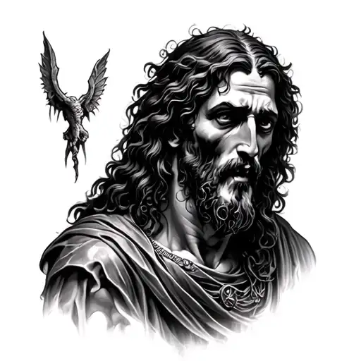 Evil Jesus Zumbie In Decomposition