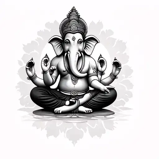 Ganesha Meditating