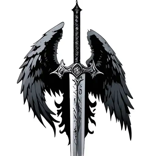 Cyber Sigilism Angel Sword Castle