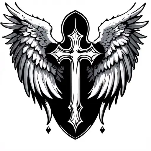 Angel Wings Cross