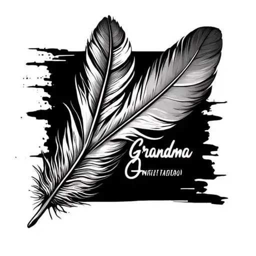 Feather With Grandma Writen