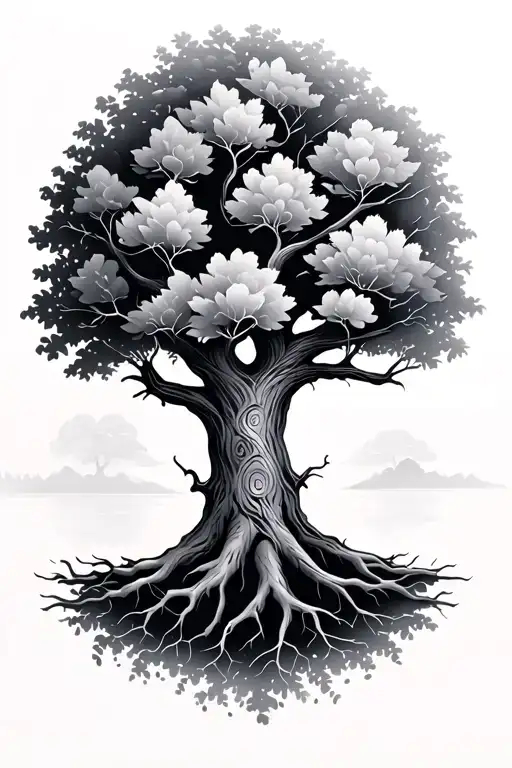 Family Tree Of Life 2 Roots 3 Branches Worn