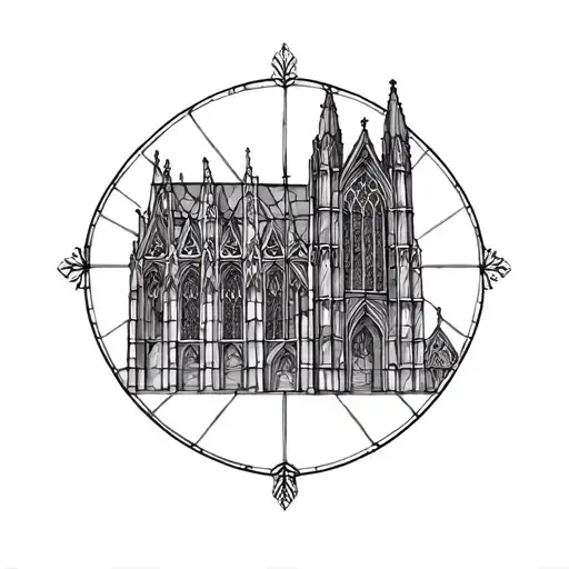 Gothic Architecture Cathedral Stained Glass