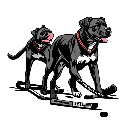 Hockey Trees Dogs