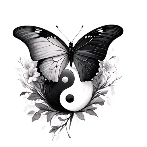 Butterfly Yin Yang