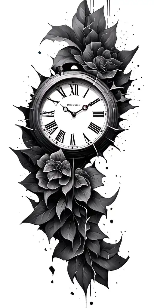 Broken Clock Face